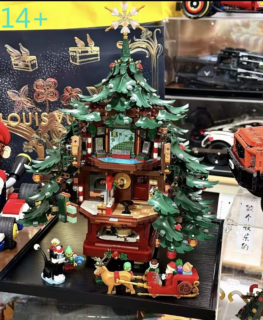 Building Blocks - De goedkoopste 3171-delige kerstboomdecoratie, bouwstenen, modelbouw,