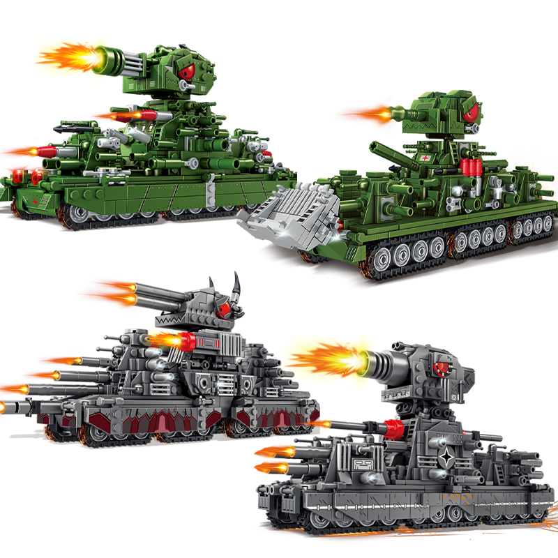 Tank World Cartoon Model Muild - Lego Compatible Military Tank recensie en prijs