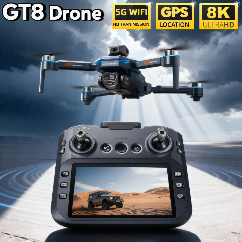 HOT Voor LSRC GT8 Drone 4K Pro - Fpv Brushless Rc Drone 4K recensie en prijs
