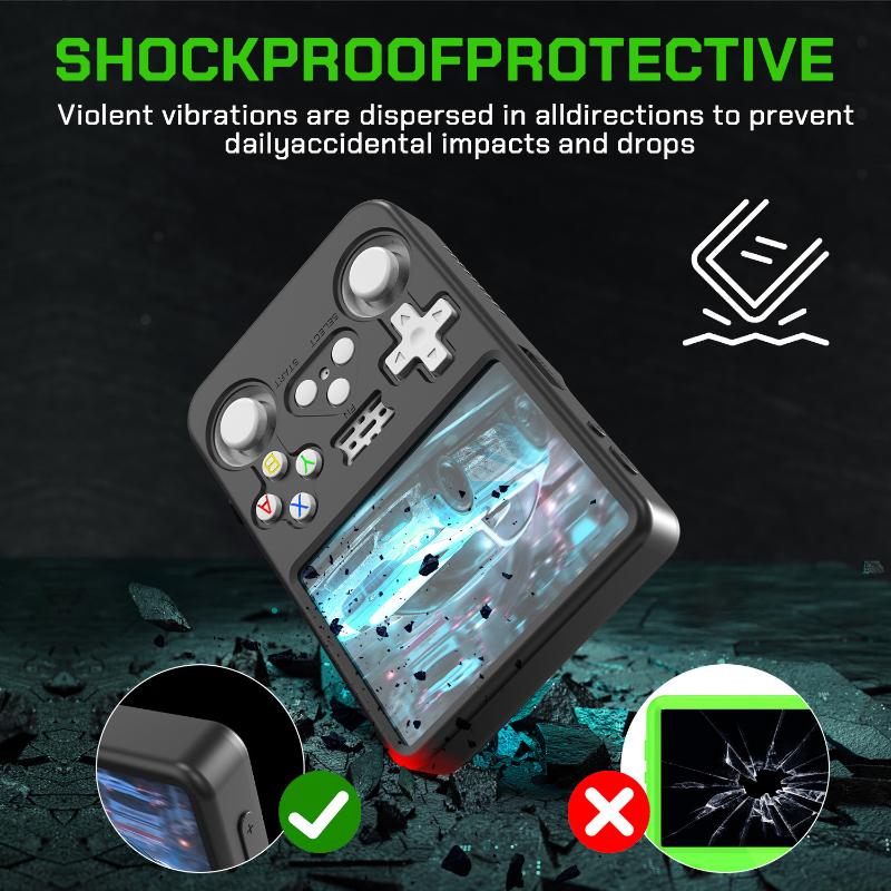 Siliconen beschermhoes voor R3 - Retro Handheld Game Console R36S recensie en prijs