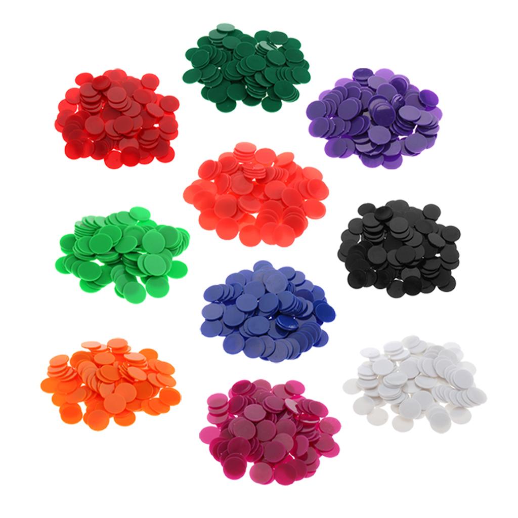 Bingo-chips, plastic muntjes,  - Board Games recensie en prijs