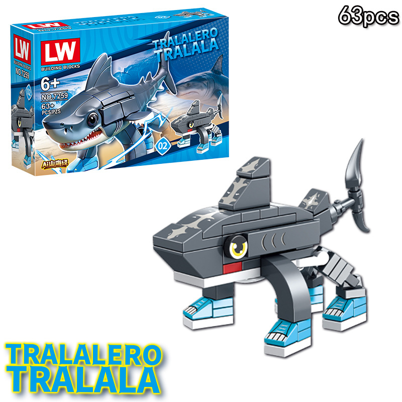 Anime Italiaanse Brainrot Tral - Anime Action Figure Blind Box recensie en prijs
