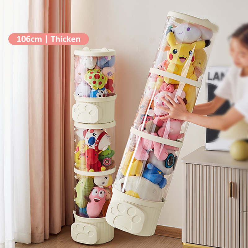 Transparante pluche opbergbox, - Dolls recensie en prijs