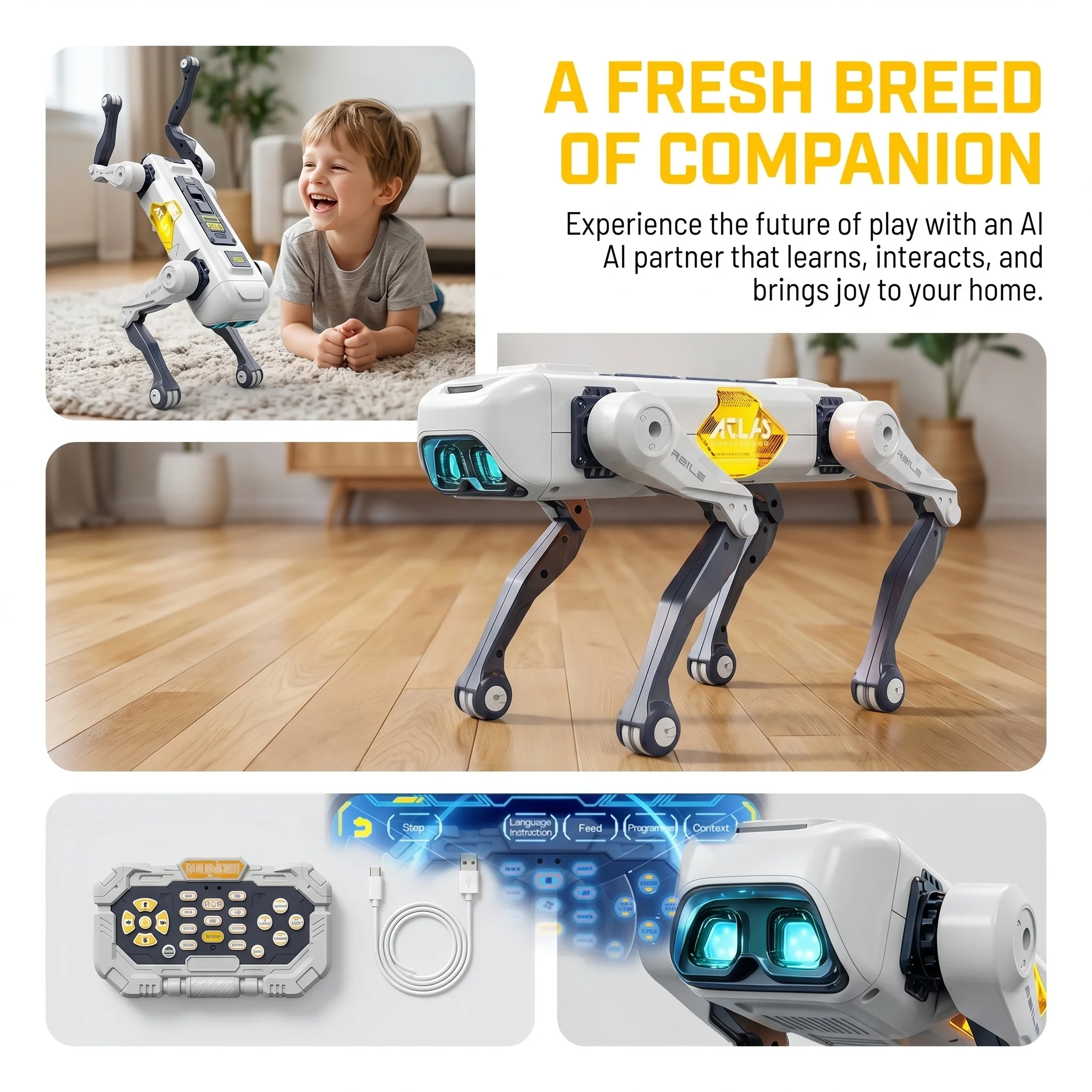 AI Slimme Robot Hond, Spraak-  - Remote Control Toys recensie en prijs
