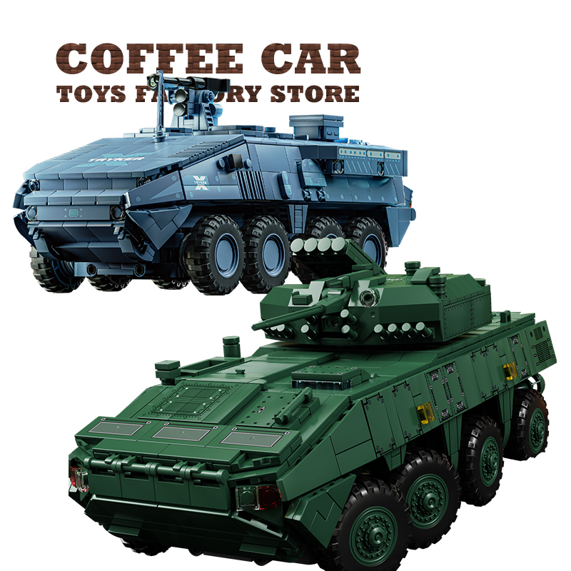 Hoofdtank T-14 Bouwstenen Sold - Lego Compatible Military Tank recensie en prijs