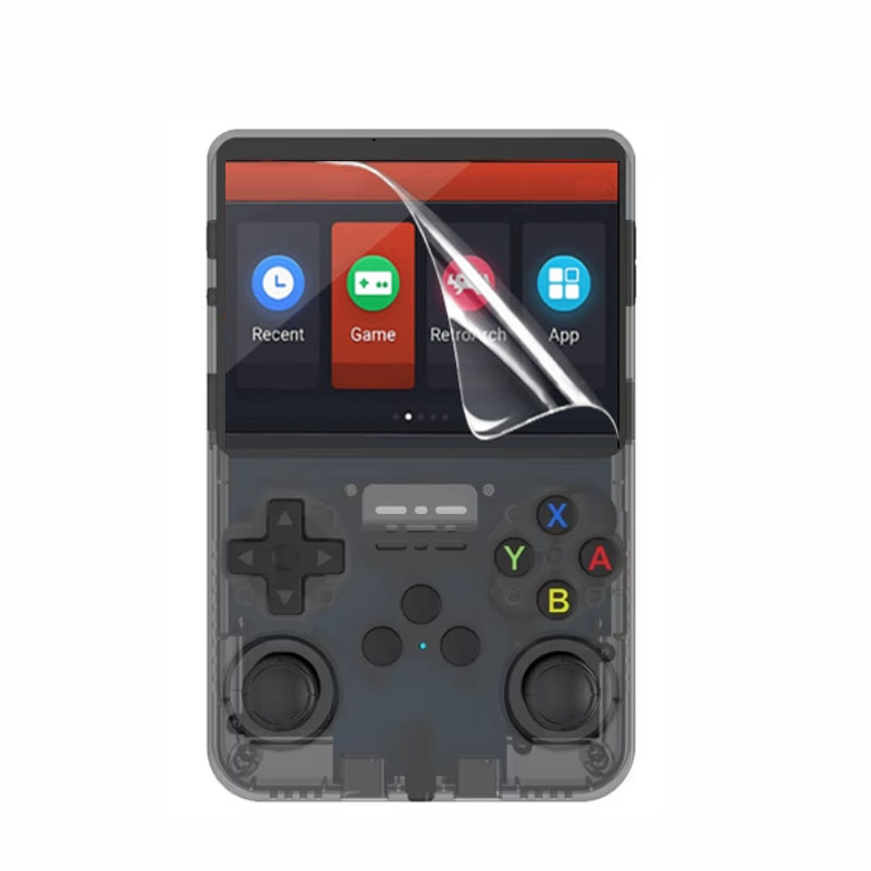3pcs TPU Zachte Film Screen Pr - Retro Handheld Game Console R36S recensie en prijs